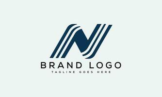 letter N logo design vector template design for brand.