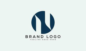 letter N logo design vector template design for brand.