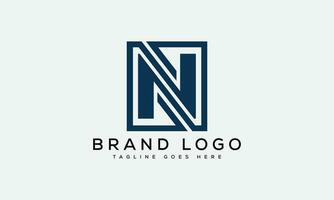 letter N logo design vector template design for brand.