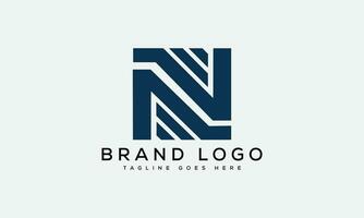 letter N logo design vector template design for brand.