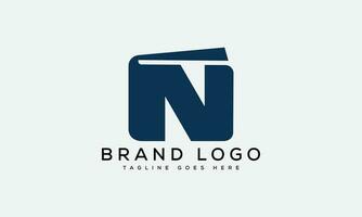 letter N logo design vector template design for brand.