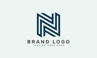 letter N logo design vector template design for brand.