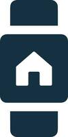 Home homepage icon symbol vector image. Illustration of the house real estate graphic property design image