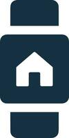 Home homepage icon symbol vector image. Illustration of the house real estate graphic property design image