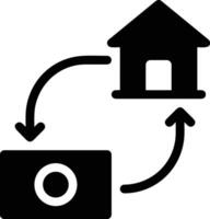 Home homepage icon symbol vector image. Illustration of the house real estate graphic property design image