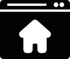 Home homepage icon symbol vector image. Illustration of the house real estate graphic property design image