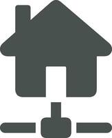 Home homepage icon symbol vector image. Illustration of the house real estate graphic property design image