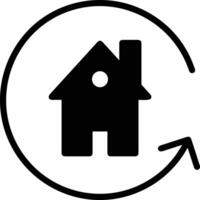 Home homepage icon symbol vector image. Illustration of the house real estate graphic property design image