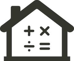 Home homepage icon symbol vector image. Illustration of the house real estate graphic property design image