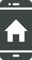 Home homepage icon symbol vector image. Illustration of the house real estate graphic property design image