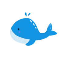 mão desenhado mar mar animais. golfinho png