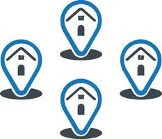 Home homepage icon symbol vector image. Illustration of the house real estate graphic property design image