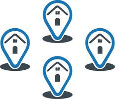 Home homepage icon symbol vector image. Illustration of the house real estate graphic property design image