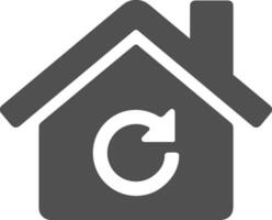 Home homepage icon symbol vector image. Illustration of the house real estate graphic property design image