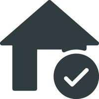 Home homepage icon symbol vector image. Illustration of the house real estate graphic property design image