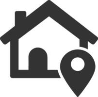 Home homepage icon symbol vector image. Illustration of the house real estate graphic property design image