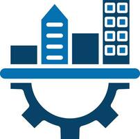 infrastructure icon line vector illustration