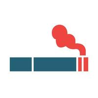 Smoking Vector Glyph Two Color Icons For Personal And Commercial Use.