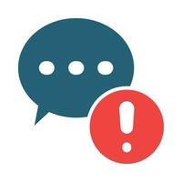 Alert Vector Glyph Two Color Icons For Personal And Commercial Use.