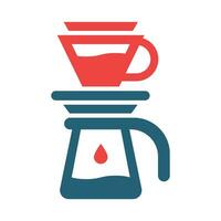 Drip Vector Glyph Two Color Icons For Personal And Commercial Use.