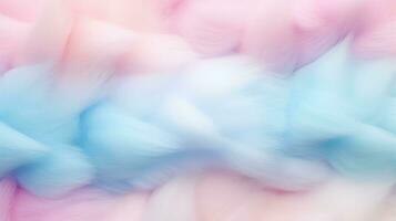 AI generated Colorful Cotton Candy Background in Soft Pastel Color photo