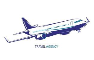 air plane tour travel logo vector illustration design, Vacation Flying Vector Logo Template.