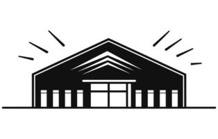 warehouse Logo Design Vector Illustration