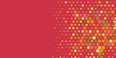 Colorful stars Abstract Illustration background beautiful banner with copy space vector