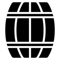 barrel glyph icon vector