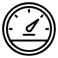 barometer line icon vector