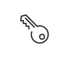 Key door icon. Vector illustration design.