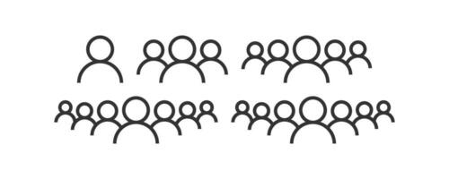 People, group people, user icon. Vector illustration design.