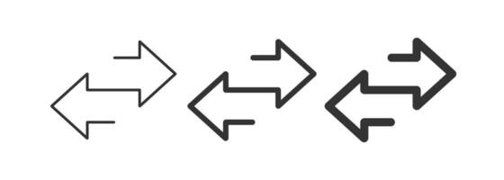 Transfer arrow icon set. Vector illustration design.