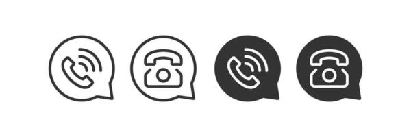 Telephone bubble icon. Vector illustration design.