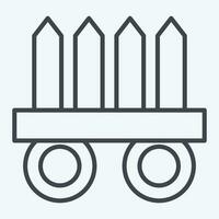 Icon Nekode. related to Ninja symbol. line style. simple design editable. simple illustration vector