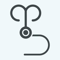 Icon Rope Hook. related to Ninja symbol. glyph style. simple design editable. simple illustration vector