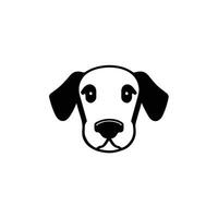 Dog head icon, dog face sign, dog face icon in line art, Vector graphics.