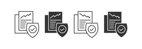 Contract, safe, safety icon. Vector illustration design.