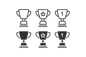 Winner's cup icon. Vector illustration desing.