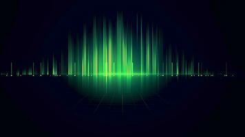 Abstract music vibration sound waveform. Visualizing the sound waves of the future video