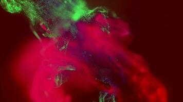 neon laser skinande vågig abstrakt bakgrund sömlös retro rörelse video