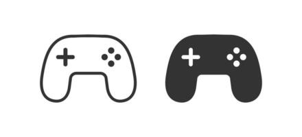 Game controller icon. Joystick symbol. Sign games vector flat.