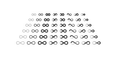 Infinity icon. Eternal symbol. Sign loop vector. vector