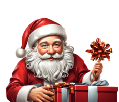 ai genererad jul santa claus png