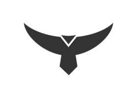 Hawk icon. Falcon symbol. Sign eagle, bird vector. vector