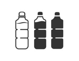 botella agua icono. bebida símbolo. firmar bebida vector. vector