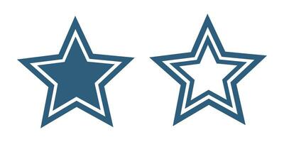 Blue star icon. Cristmas decoration symbol. Sign  party vector. vector