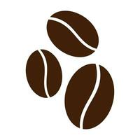 Coffee beans icon. Caffeine drink symbol. Sign espresso vector. vector