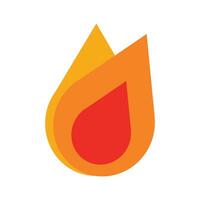 Fire icon. Bonfire symbol. Flame vector. vector
