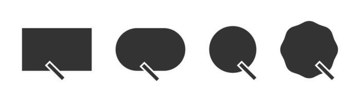 Message online icon. Bubble live chat vector . Web talk symbol.